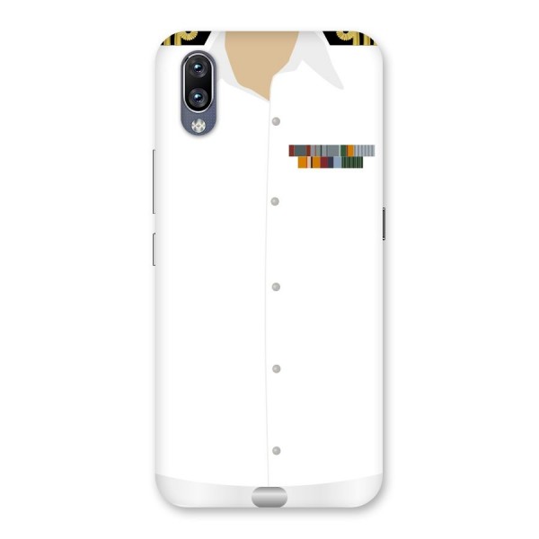 Navy Uniform Back Case for Vivo NEX