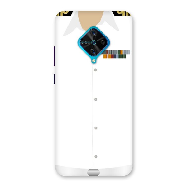 Navy Uniform Back Case for Vivo S1 Pro