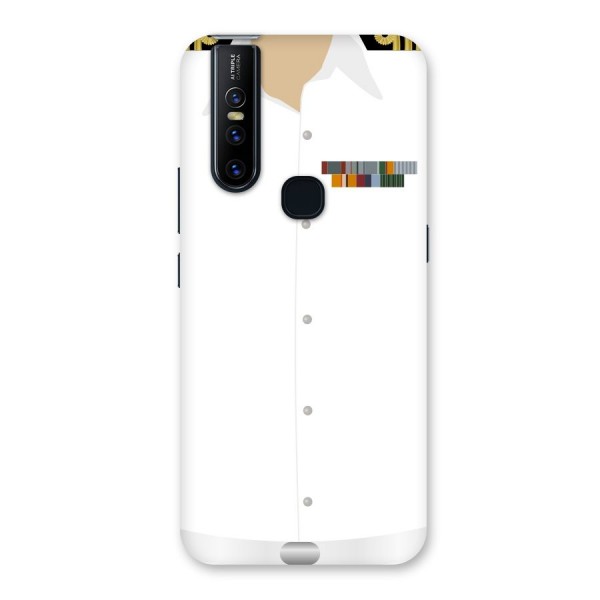 Navy Uniform Back Case for Vivo V15