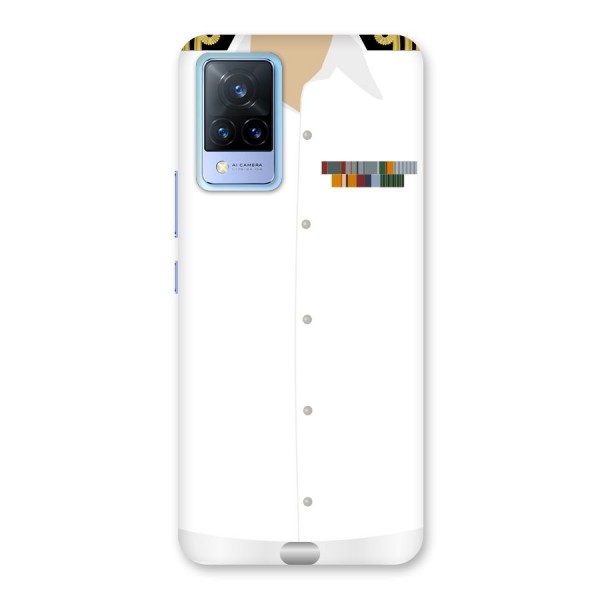 Navy Uniform Back Case for Vivo V21 5G