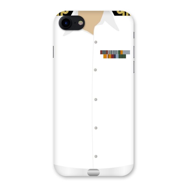 Navy Uniform Back Case for iPhone SE 2020