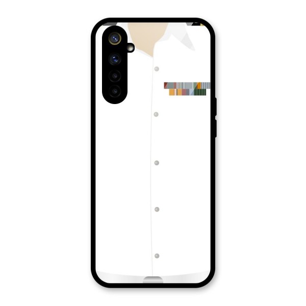 Navy Uniform Glass Back Case for Realme 6i