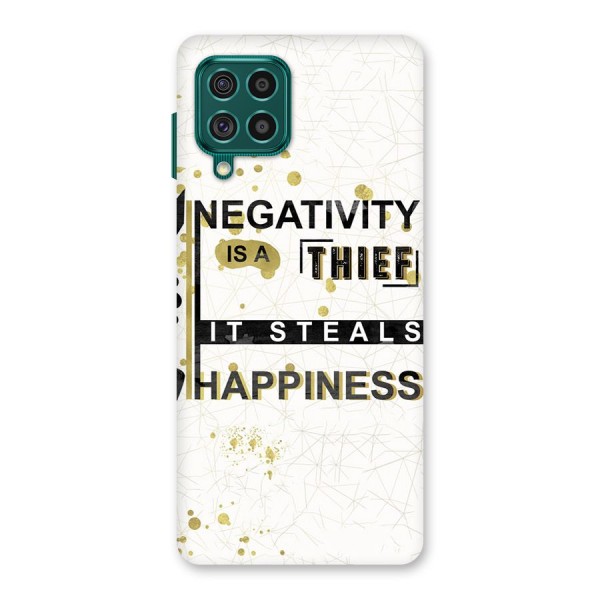 Negativity Thief Back Case for Galaxy F62