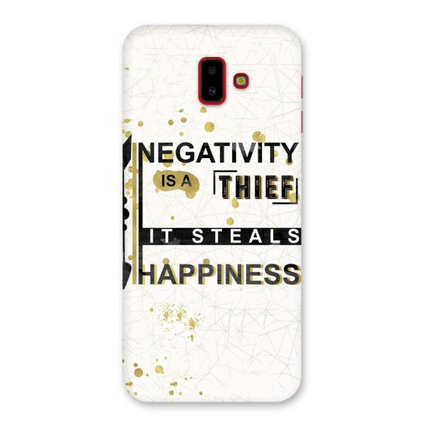 Negativity Thief Back Case for Galaxy J6 Plus