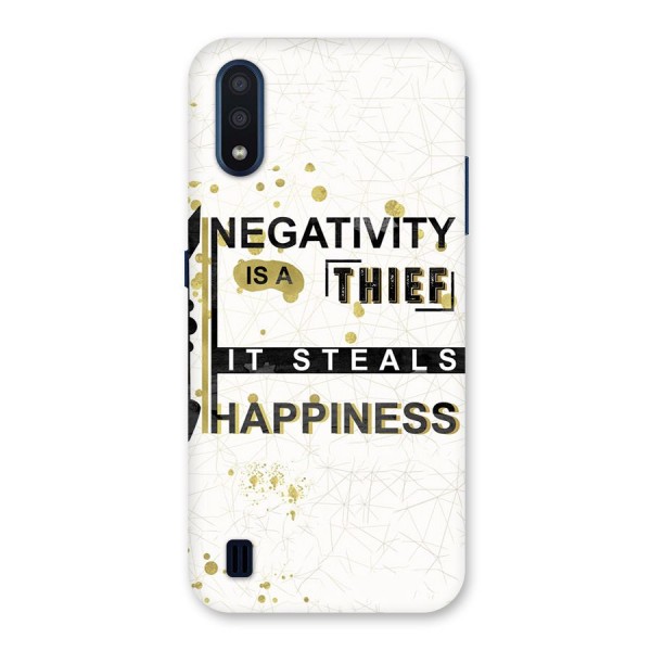 Negativity Thief Back Case for Galaxy M01