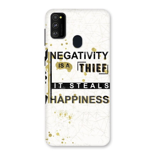 Negativity Thief Back Case for Galaxy M21