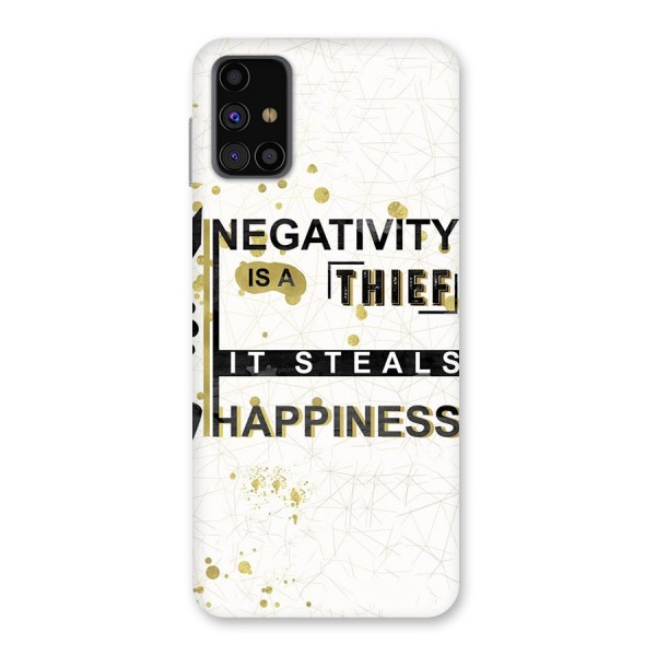 Negativity Thief Back Case for Galaxy M31s