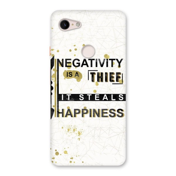 Negativity Thief Back Case for Google Pixel 3 XL