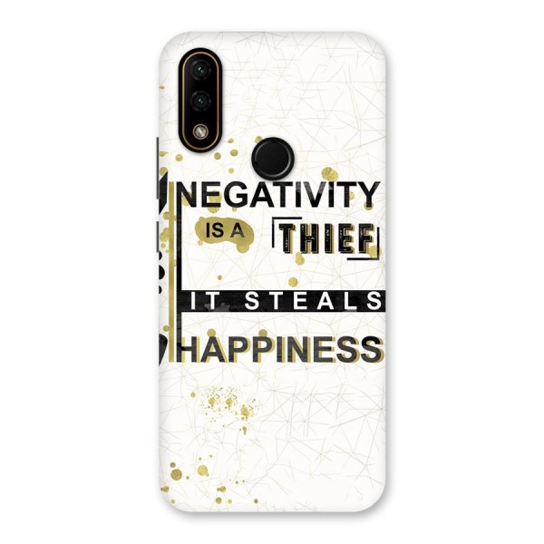 Negativity Thief Back Case for Lenovo A6 Note