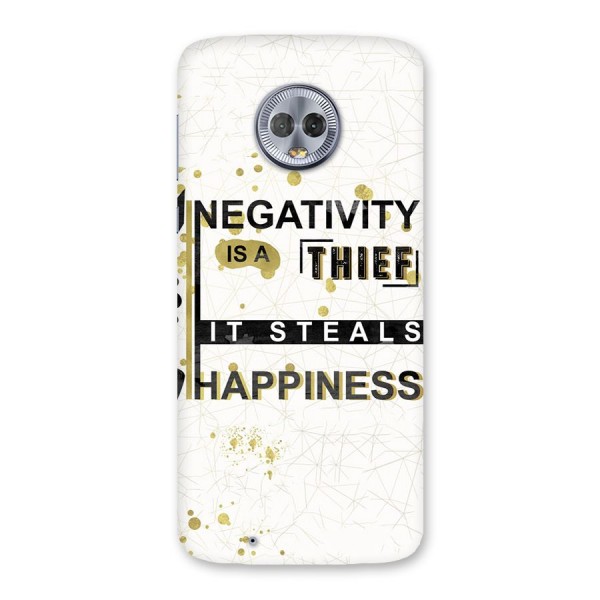 Negativity Thief Back Case for Moto G6