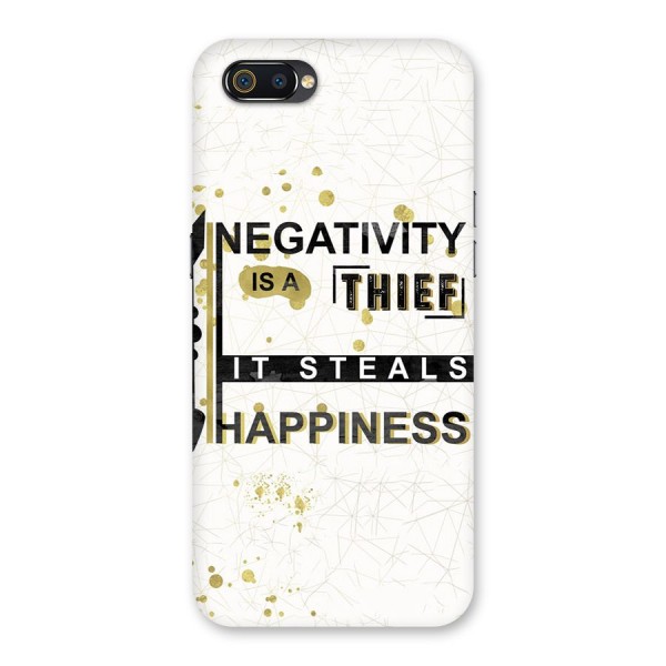 Negativity Thief Back Case for Realme C2