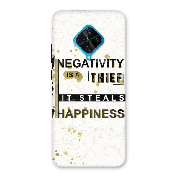 Negativity Thief Back Case for Vivo S1 Pro