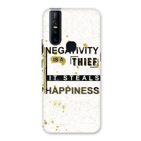 Negativity Thief Back Case for Vivo V15