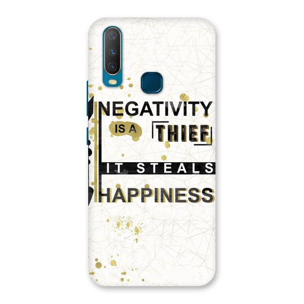 Negativity Thief Back Case for Vivo Y12