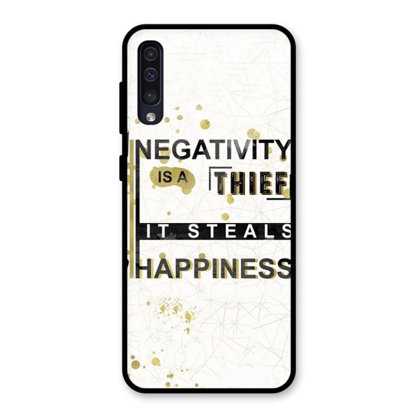 Negativity Thief Glass Back Case for Galaxy A50s