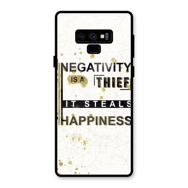 Negativity Thief Glass Back Case for Galaxy Note 9