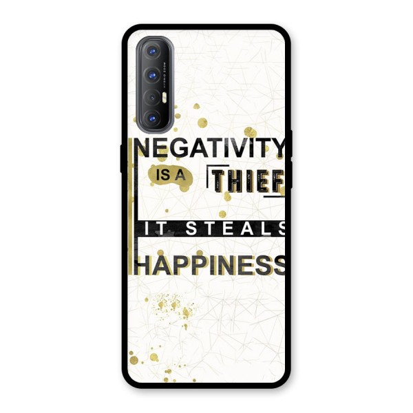 Negativity Thief Glass Back Case for Oppo Reno3 Pro