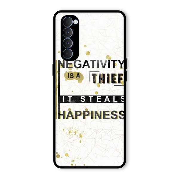 Negativity Thief Glass Back Case for Oppo Reno4 Pro