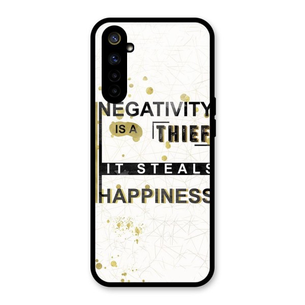 Negativity Thief Glass Back Case for Realme 6