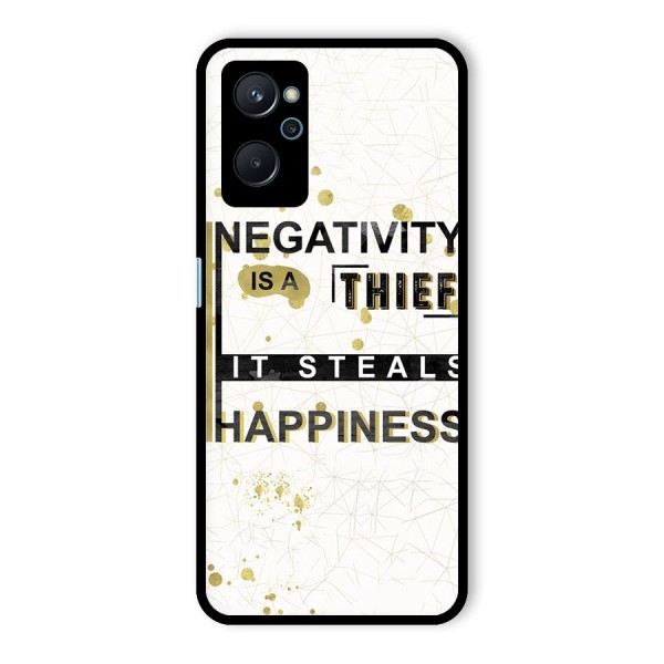 Negativity Thief Glass Back Case for Realme 9i