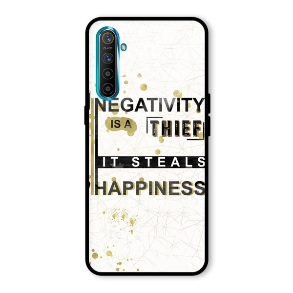 Negativity Thief Glass Back Case for Realme XT