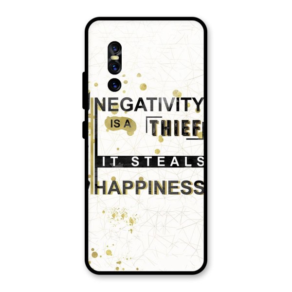 Negativity Thief Glass Back Case for Vivo V15 Pro