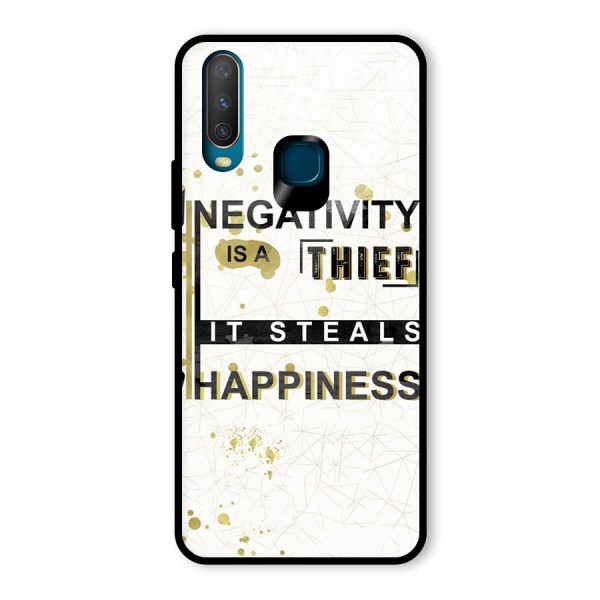 Negativity Thief Glass Back Case for Vivo Y15