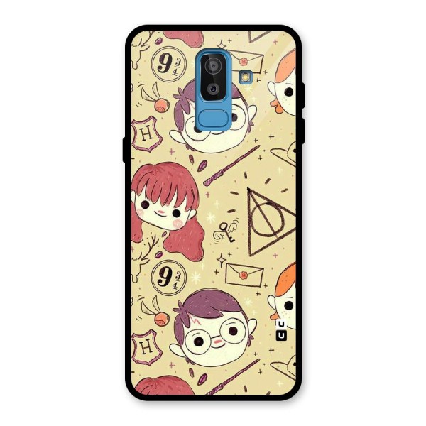 Nerds Glass Back Case for Galaxy J8