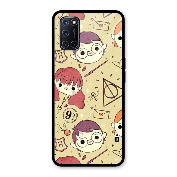 Nerds Glass Back Case for Oppo A52