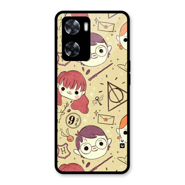 Nerds Glass Back Case for Oppo A57 2022