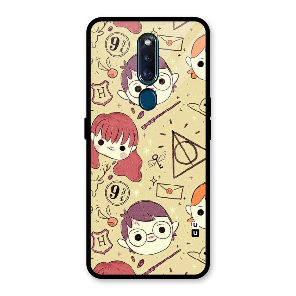 Nerds Glass Back Case for Oppo F11 Pro