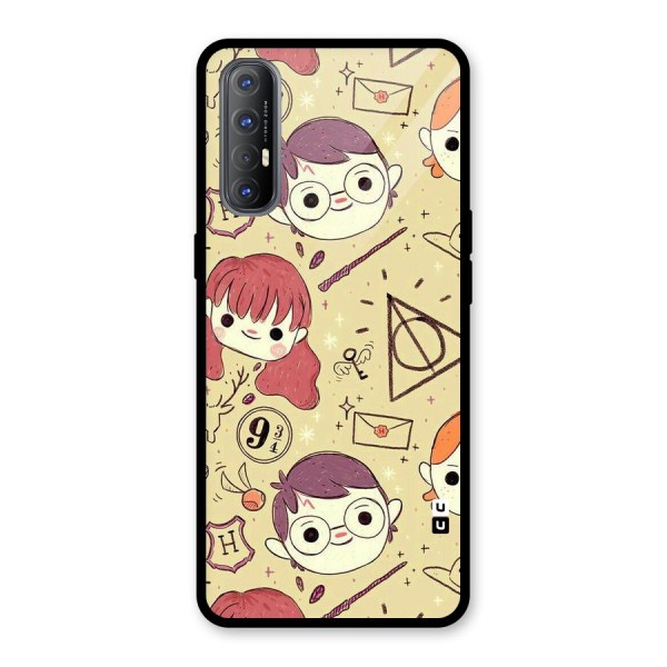 Nerds Glass Back Case for Oppo Reno3 Pro