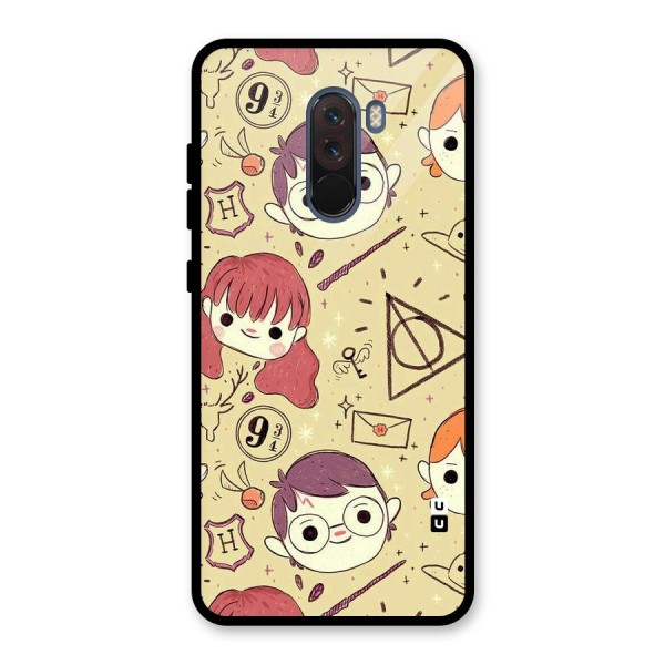 Nerds Glass Back Case for Poco F1