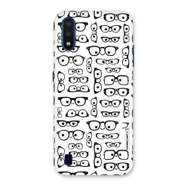 Nerdy Specs Back Case for Galaxy M01