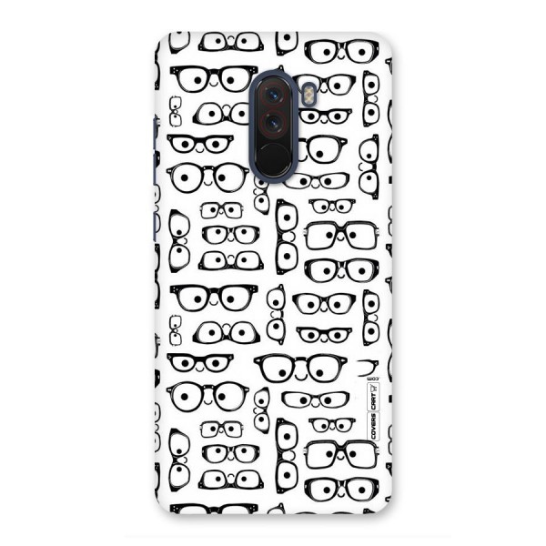 Nerdy Specs Back Case for Poco F1