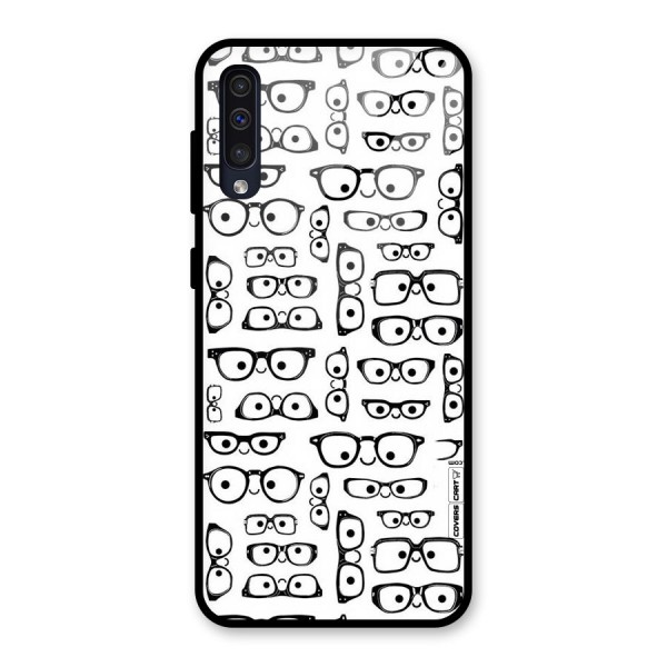 Nerdy Specs Glass Back Case for Galaxy A50s