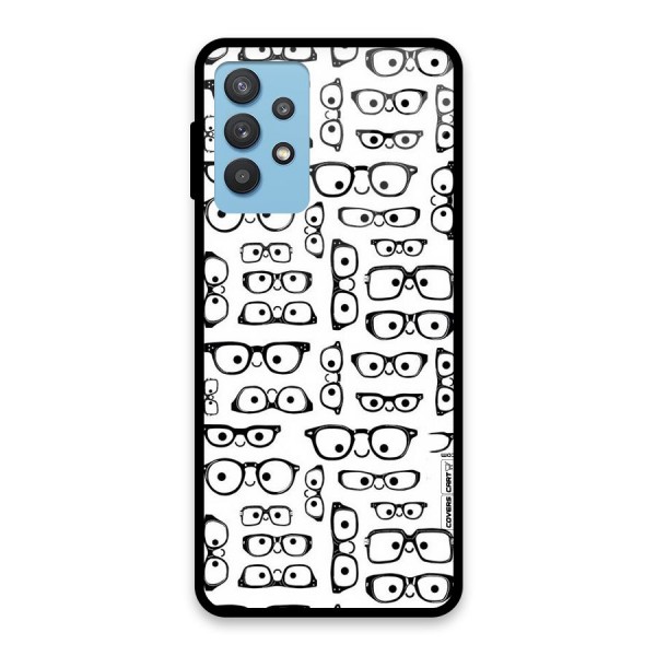 Nerdy Specs Glass Back Case for Galaxy M32 5G