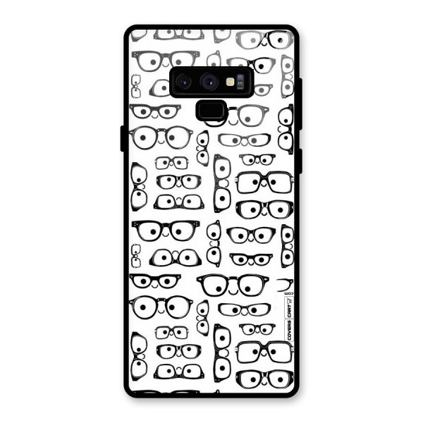 Nerdy Specs Glass Back Case for Galaxy Note 9