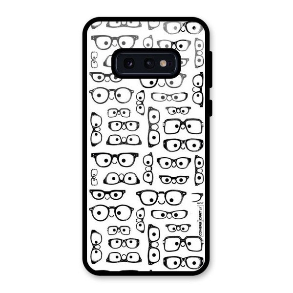 Nerdy Specs Glass Back Case for Galaxy S10e