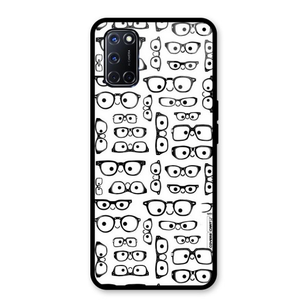 Nerdy Specs Glass Back Case for Oppo A52