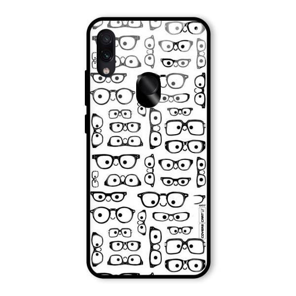 Nerdy Specs Glass Back Case for Redmi Note 7