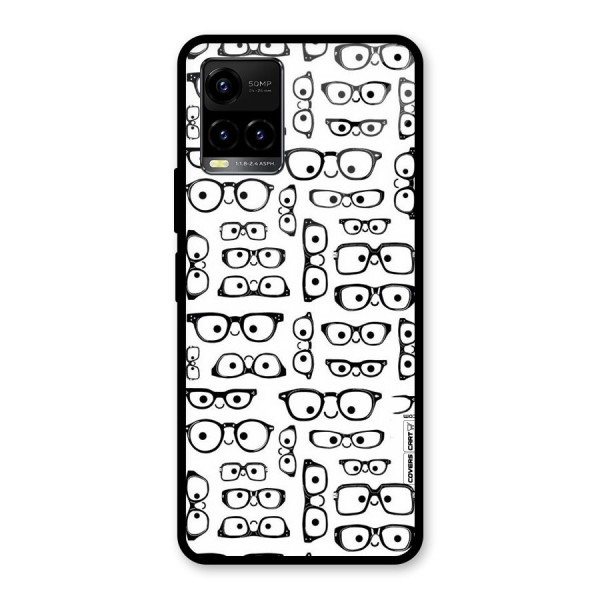 Nerdy Specs Glass Back Case for Vivo Y21 2021