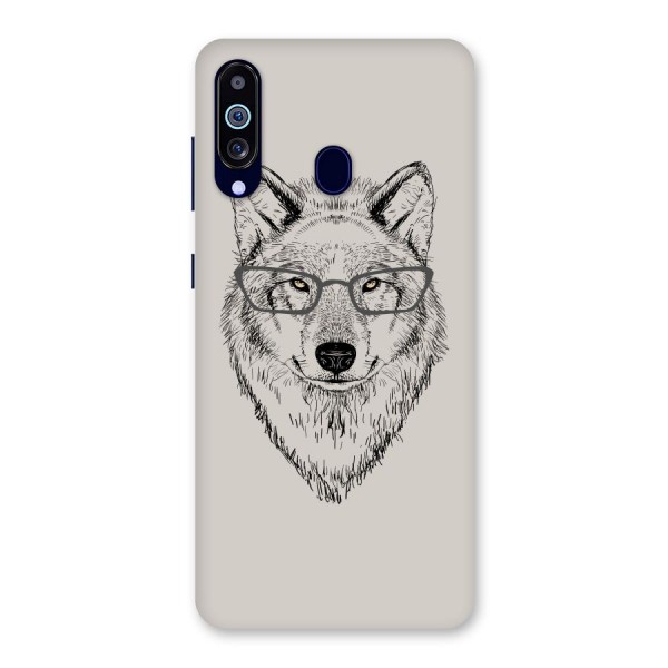 Nerdy Wolf Back Case for Galaxy A60