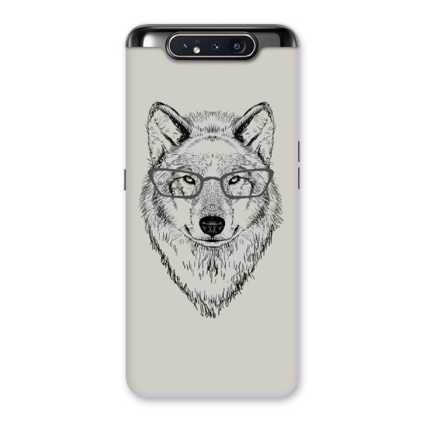 Nerdy Wolf Back Case for Galaxy A80