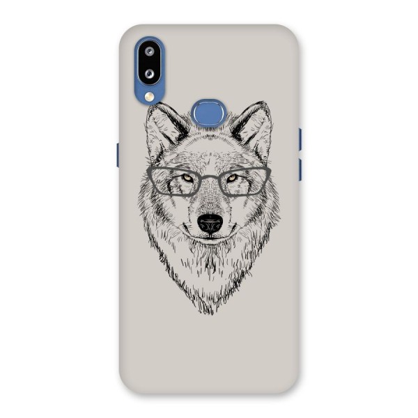 Nerdy Wolf Back Case for Galaxy M01s