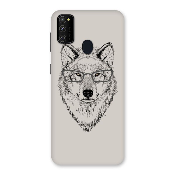 Nerdy Wolf Back Case for Galaxy M21