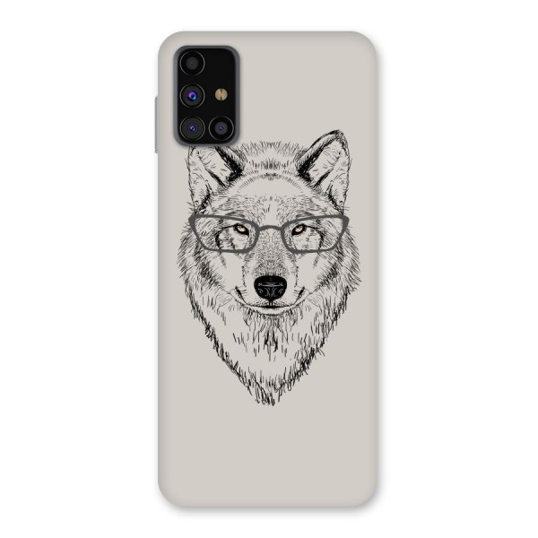 Nerdy Wolf Back Case for Galaxy M31s