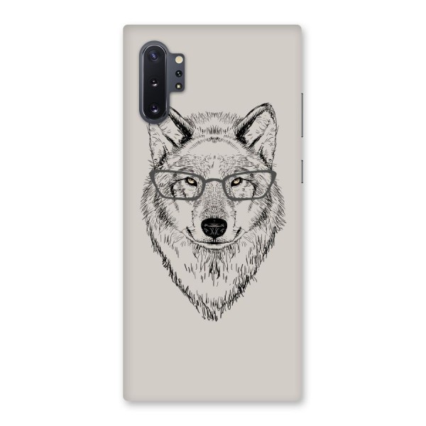 Nerdy Wolf Back Case for Galaxy Note 10 Plus