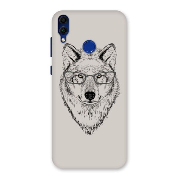 Nerdy Wolf Back Case for Honor 8C