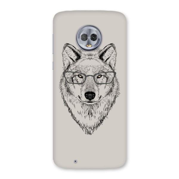 Nerdy Wolf Back Case for Moto G6